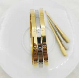 卡地亚 款式 01-D 窄，无钻三色，#16-19